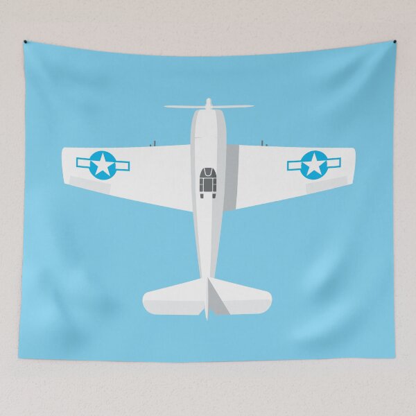 Item preview, F6F WWII Fighter Aircraft - Portrait Sky designed and sold by VoodooCircus.