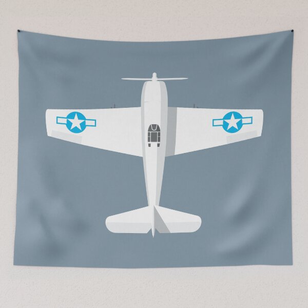 Item preview, F6F WWII Fighter Aircraft - Portrait Slate designed and sold by VoodooCircus.