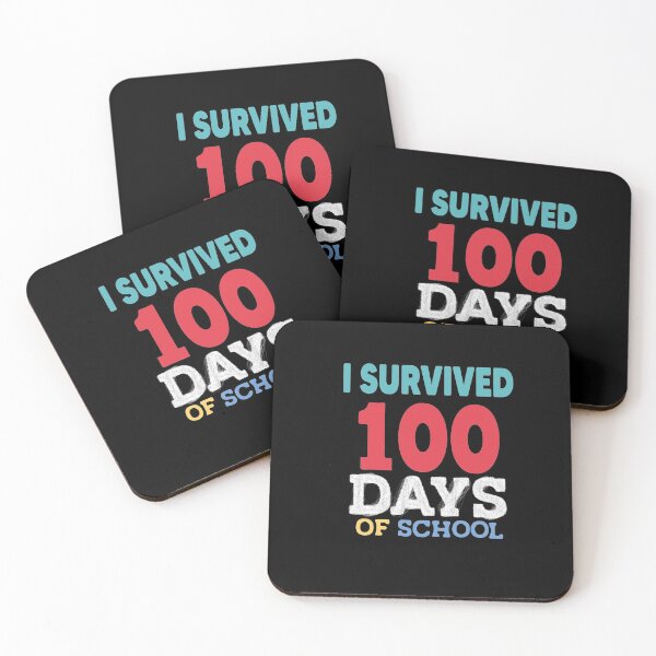 Item preview, I Survived 100 Days Of School For Teachers & Kids! I  designed and sold by Heddar Badreddine.