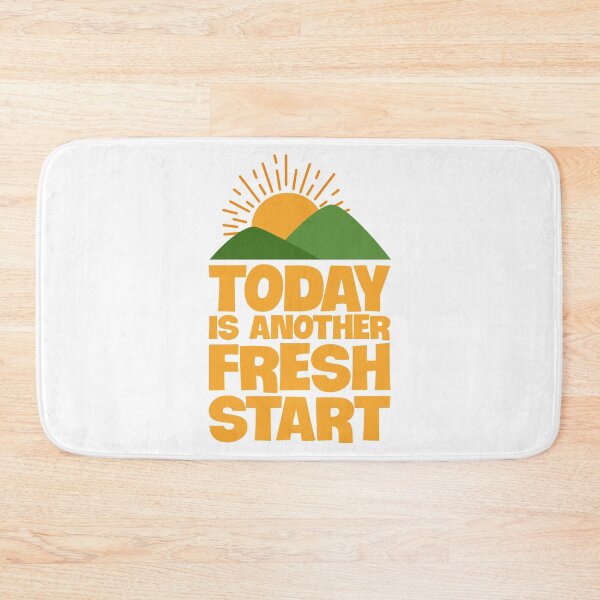 Item preview, Today Is Another Fresh Start - Sunrise over mountains designed and sold by Happy Puppy Print On Demand.