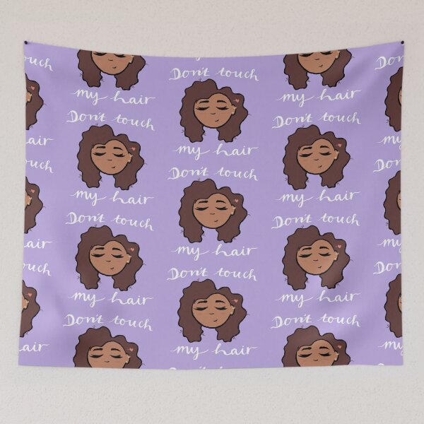 Item preview, Don't touch my hair! designed and sold by Curls-n-Coffee.