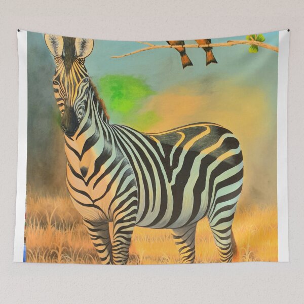 Item preview, Zebra Wild Portrait designed and sold by Nujabes2010.