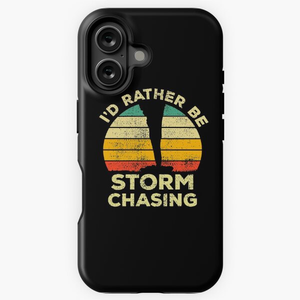 Vista previa del artículo con la obra «Preferiría estar haciendo una cacería de tormentas. Regalo vintage para cazadores de tormentas.», diseñado y vendido por JokeGysen.
