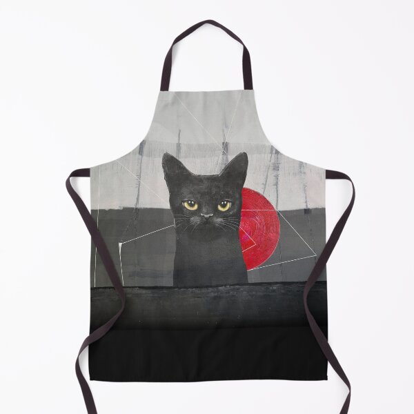 Item preview, Black Little Cat and Red Ball designed and sold by DeDesign Collective.
