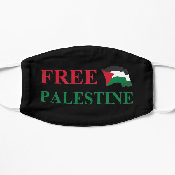 Free Palestine flag #2 Flat Mask