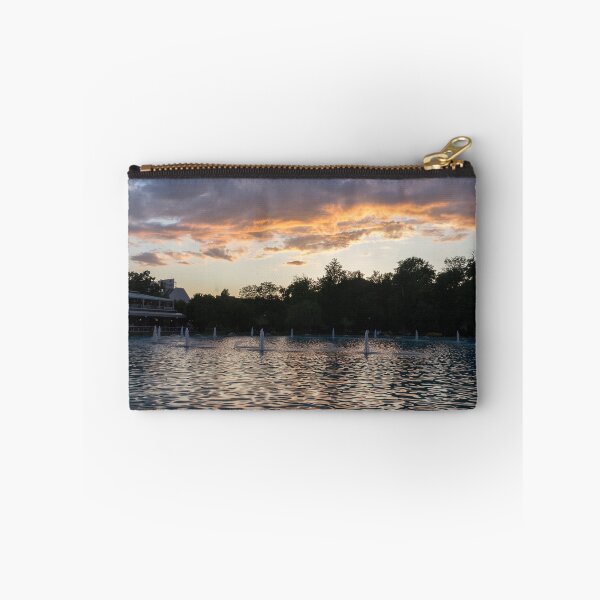 Item preview, Dancing Jets and Waterfront Restaurant - Plovdiv Singing Fountains at Sundown designed and sold by Georgia Mizuleva.
