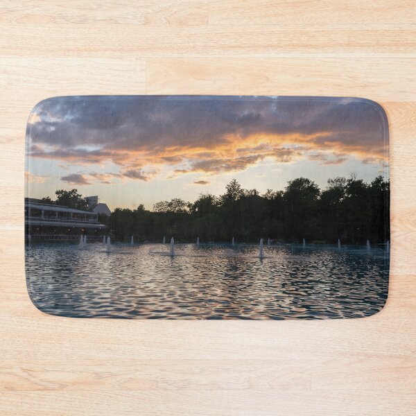 Item preview, Dancing Jets and Waterfront Restaurant - Plovdiv Singing Fountains at Sundown designed and sold by Georgia Mizuleva.