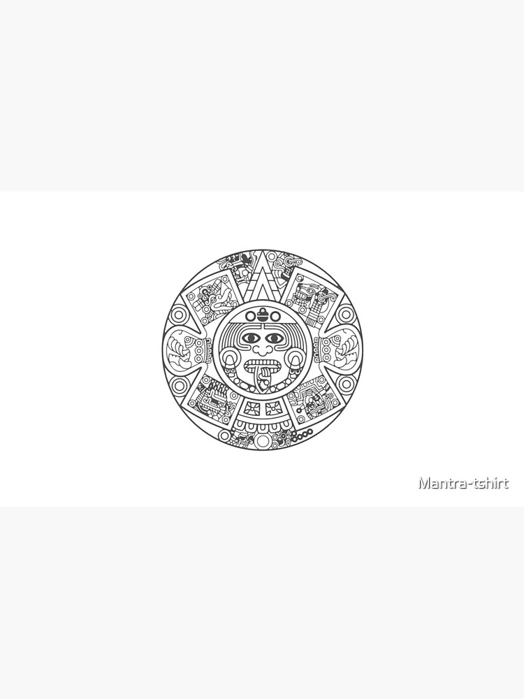 Thumbnail 4 of 4, Coffee Mug, Aztec/Xiuhpohualli Calendar designed and sold by Mantra-tshirt.