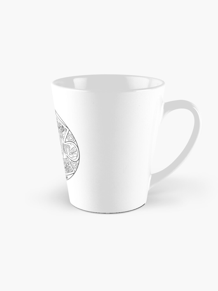 Thumbnail 1 of 4, Coffee Mug, Aztec/Xiuhpohualli Calendar designed and sold by Mantra-tshirt.