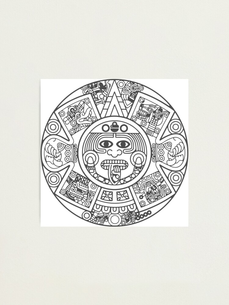 Aztec/Xiuhpohualli Calendar  Photographic Print