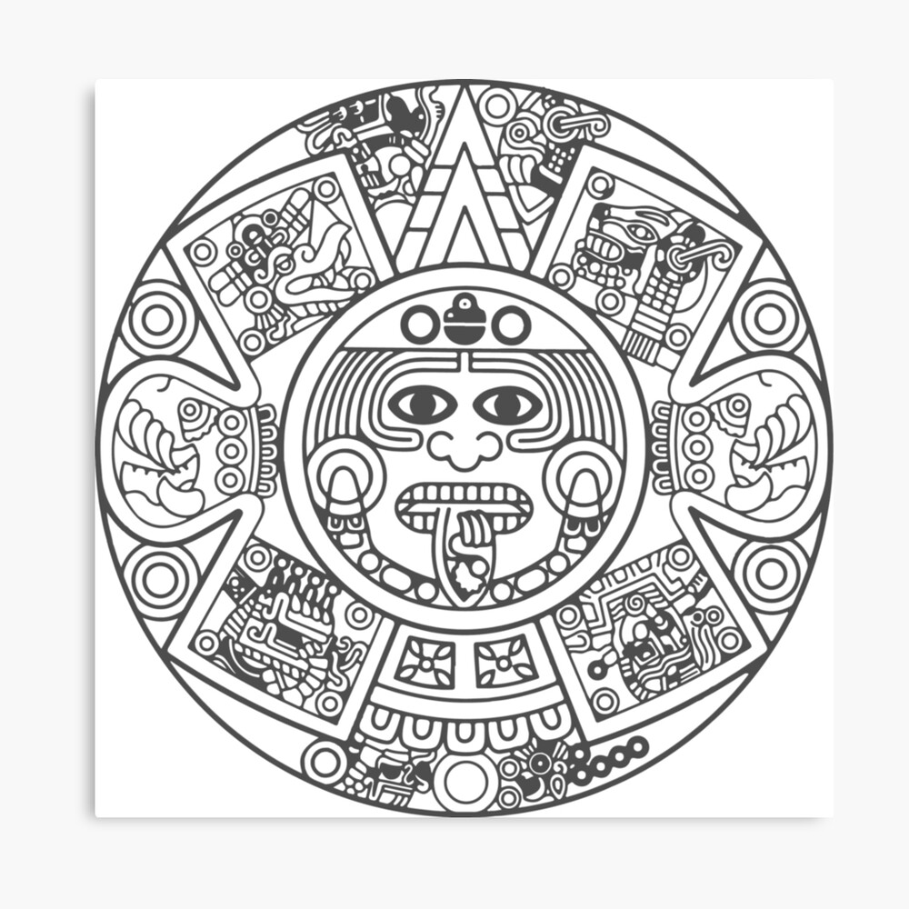 Aztec/Xiuhpohualli Calendar  Photographic Print