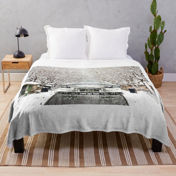 Item preview, The Canal Saint-Martin in Paris by winter designed and sold by Rrrainbow.