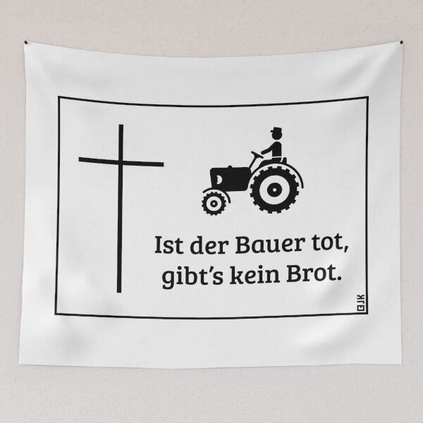 Item preview, If the farmer is dead, there is no bread! (Obituary) designed and sold by Roderix.