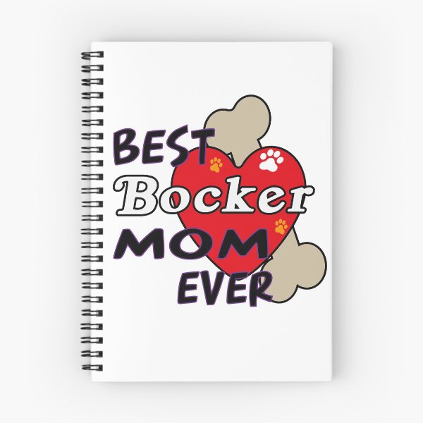 Item preview, BEST Bocker DOG MOM EVER CUTE AND AWESOME DESIGN FOR ALL THE DOGS MAMAS designed and sold by thebaronart.