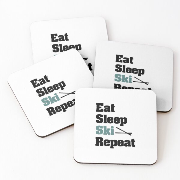 Item preview, Eat Sleep Ski Repeat Funny Skiing Gift skier Birthday  designed and sold by Chamssou.