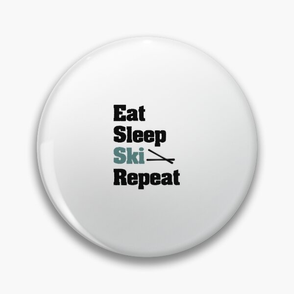 Item preview, Eat Sleep Ski Repeat Funny Skiing Gift skier Birthday  designed and sold by Chamssou.