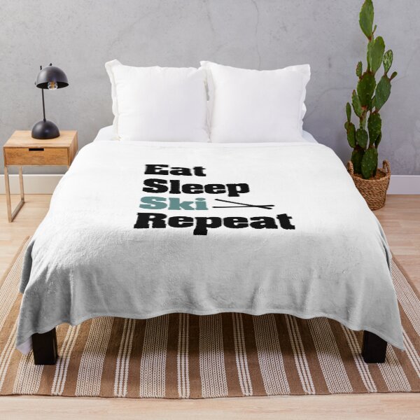 Item preview, Eat Sleep Ski Repeat Funny Skiing Gift skier Birthday designed and sold by Chamssou.