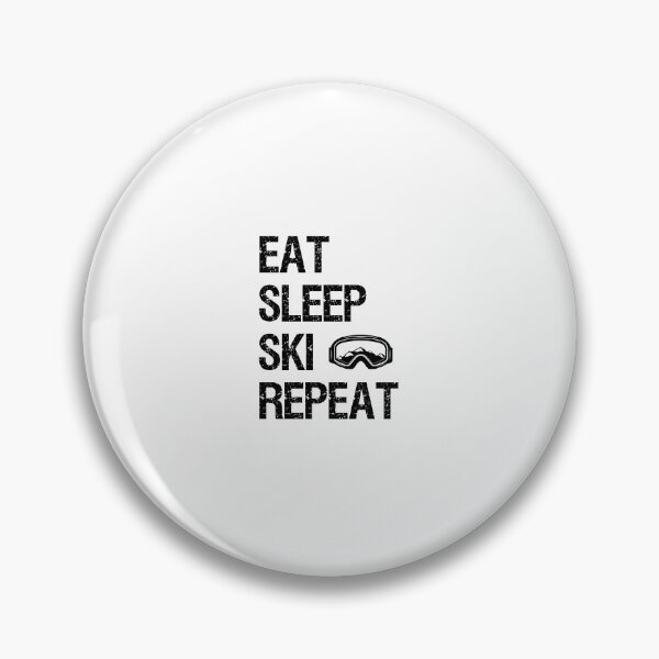 Item preview, Eat Sleep Ski Repeat Funny Skiing Gift skier Birthday  designed and sold by Chamssou.
