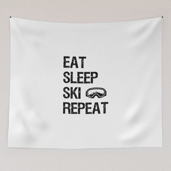 Item preview, Eat Sleep Ski Repeat Funny Skiing Gift skier Birthday  designed and sold by Chamssou.
