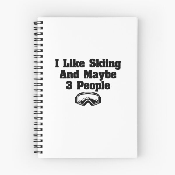 Item preview, I Like Skiing And Maybe 3 People Funny Skiing Gift designed and sold by Chamssou.