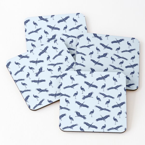 Item preview, Blue Stork pattern designed and sold by Ribeiro Design.