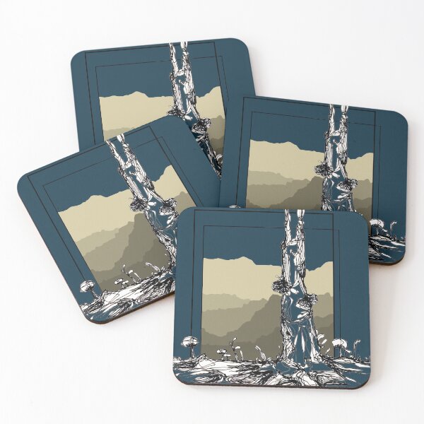 Item preview, Mushrooms and mountains designed and sold by Leaferr.