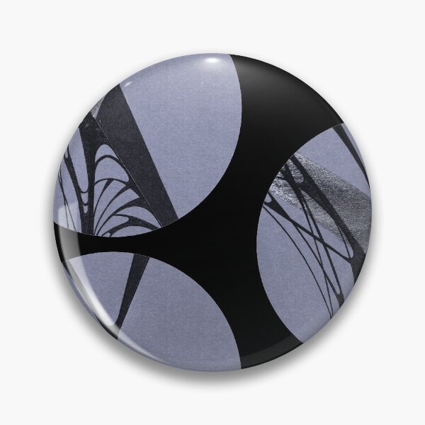 Item preview, GREY ORIGIN - Original handmade collage & inks fine art circle designed and sold by Azanza.