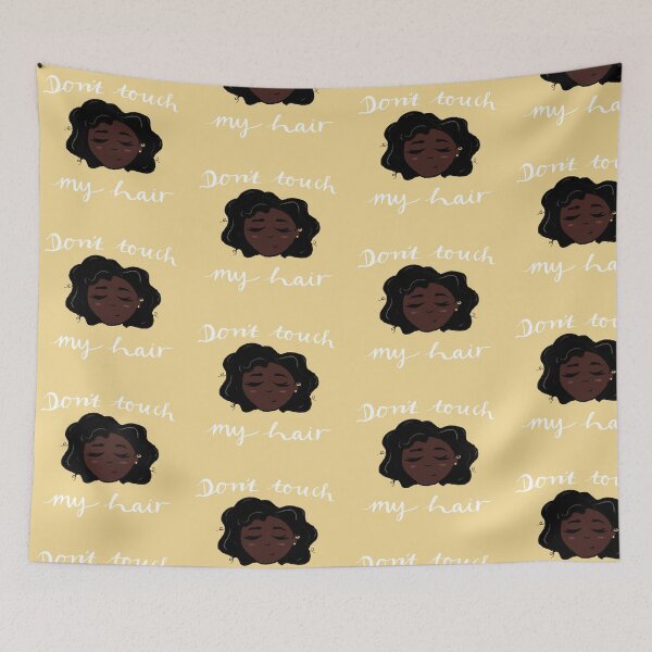 Item preview, Don't touch my hair! designed and sold by Curls-n-Coffee.