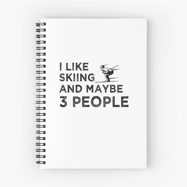 Item preview, I Like Skiing And Maybe 3 People Funny Skiing Gift designed and sold by Chamssou.