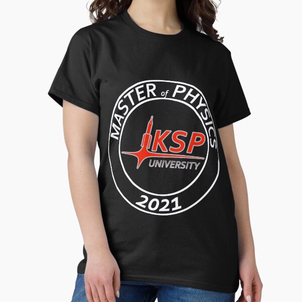 Vista previa del artículo con la obra «Maestría en Física - Universidad KSP», diseñado y vendido por HappySchnapper.