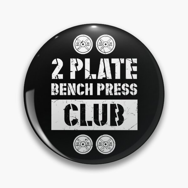 Artikelvorschau, 2 Platten Bankdrücken Club Powerlifting Gewichtheben entworfen und verkauft von SuperFreshArt.