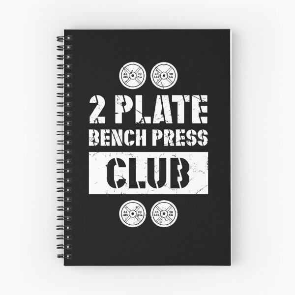 Item preview, 2 Plate Bench Press Club Powerlifting Weightlifting designed and sold by SuperFreshArt.