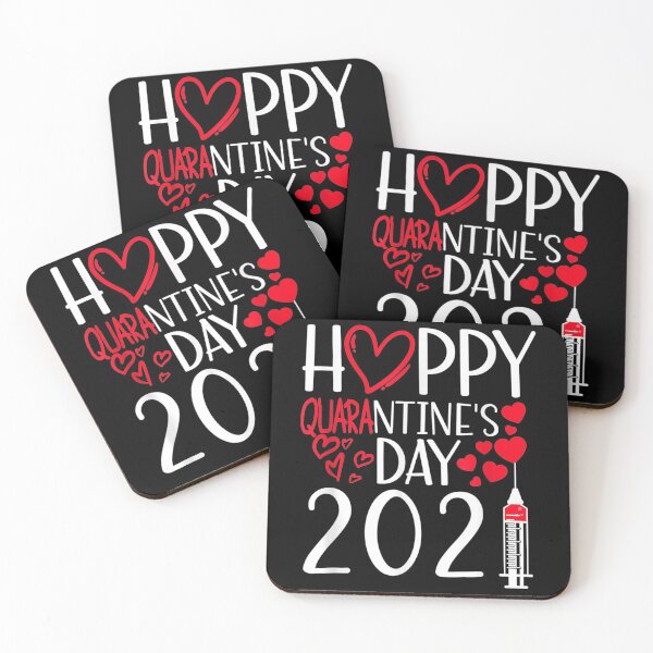 Item preview, Valentine’s Day 2021 Quarantined - Happy Valentines day love Hearts (2021) designed and sold by PrintexDesigns.