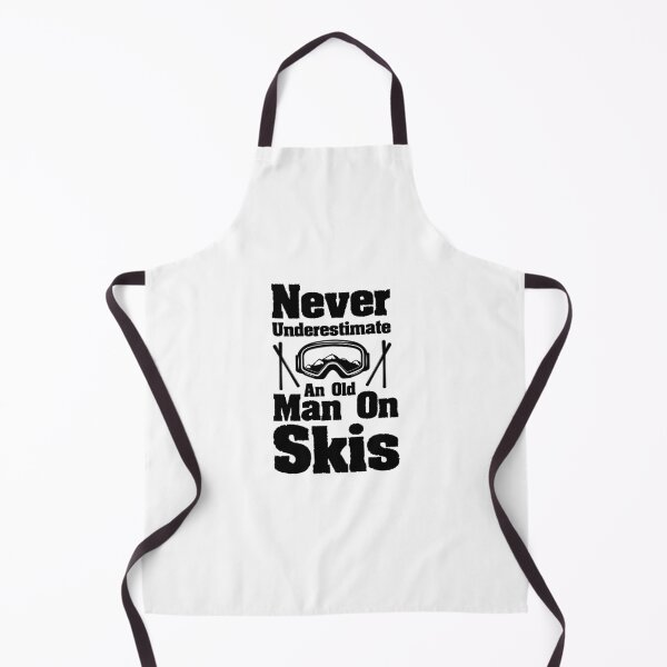Item preview, Never Underestimate An Old Man On Skis Funny Skiing Gift designed and sold by Chamssou.