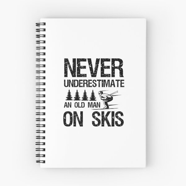 Artikelvorschau, Unterschätze niemals einen alten Mann auf Skiern Lustiges Ski-Geschenk entworfen und verkauft von Chamssou.