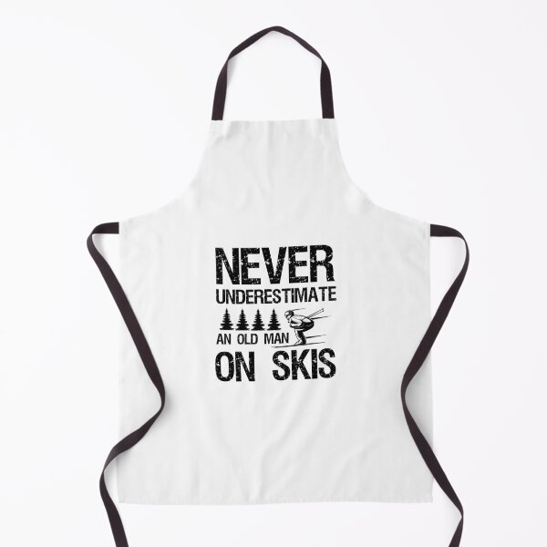 Item preview, Never Underestimate An Old Man On Skis Funny Skiing Gift designed and sold by Chamssou.