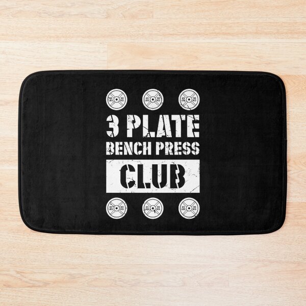 Item preview, 3 Plate Bench Press Club Powerlifting Weightlifting designed and sold by SuperFreshArt.