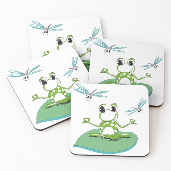 Item preview, Lotus Yoga Pose French Frog designed and sold by boriskrance.