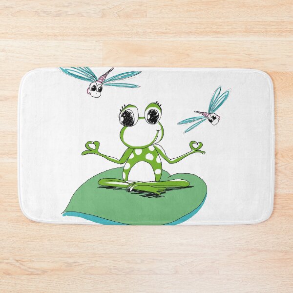 Item preview, Lotus Yoga Pose French Frog designed and sold by boriskrance.