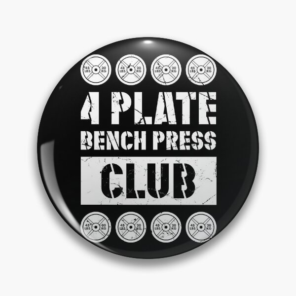 Artikelvorschau, 4 Platten Bankdrücken Club Powerlifting Gewichtheben entworfen und verkauft von SuperFreshArt.