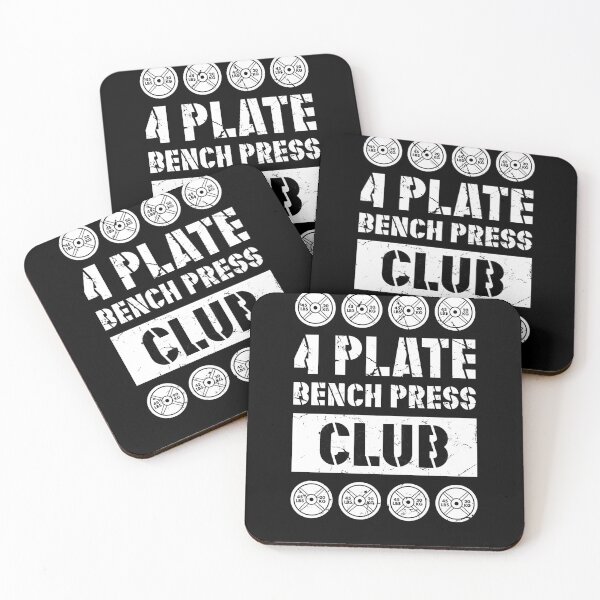 Item preview, 4 Plate Bench Press Club Powerlifting Weightlifting designed and sold by SuperFreshArt.