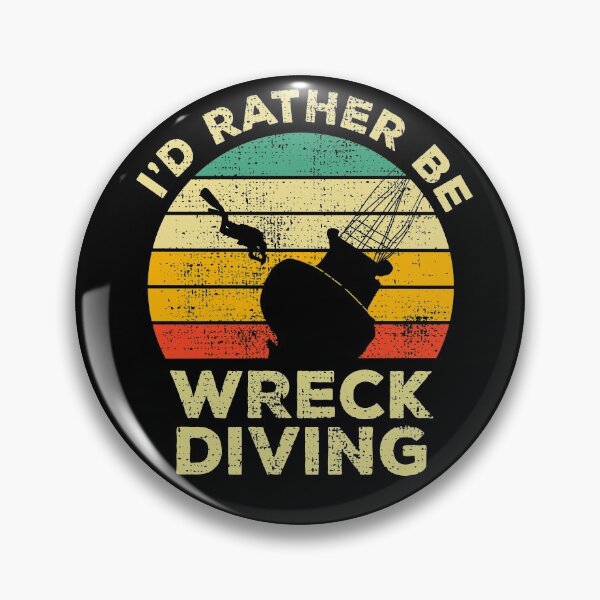 Item preview, I’d Rather Be Doing Wreck Diving Vintage Gift For Wreck Divers designed and sold by JokeGysen.