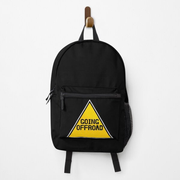 Going Offroad - Warning sign Backpack