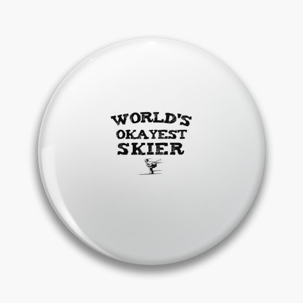 Item preview, World's Okayest Skier Funny Skiing Gift Birthday designed and sold by Chamssou.
