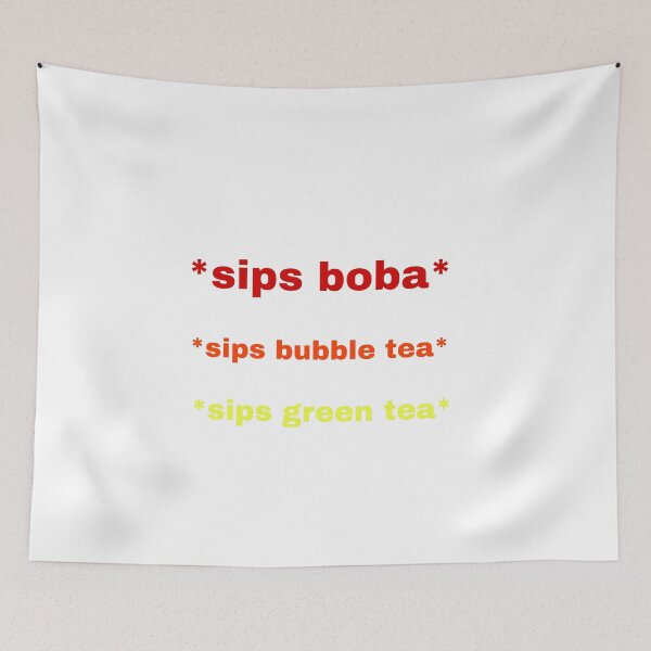 Item preview, Green Tea And Boba And Taro And Milk Tea designed and sold by Yeewen1234.