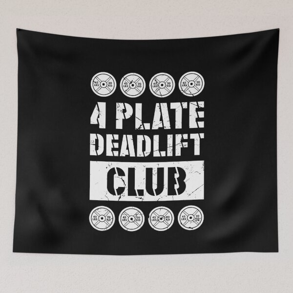 Item preview, 4 Plate Deadlift Club Powerlifting Weightlifting designed and sold by SuperFreshArt.