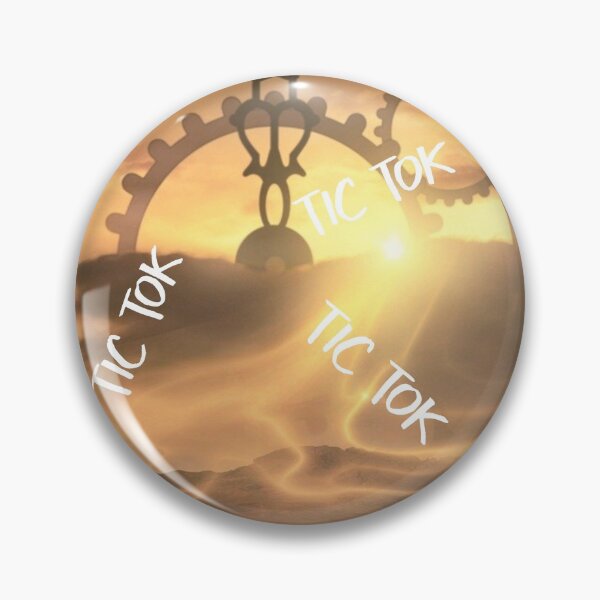 Item preview, TIC TOK, CLOCKWORK, TIME IS MOVING, TIME,  designed and sold by R B Chrystal.