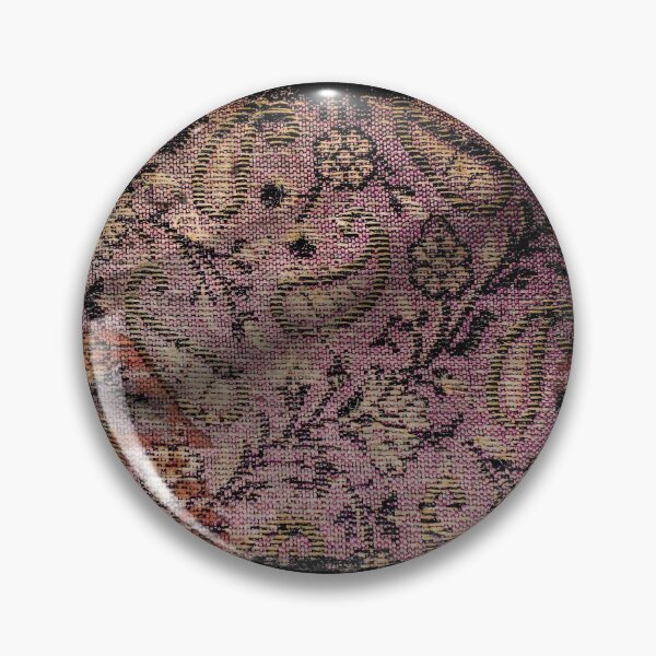 Item preview, Salmon-Pink Thread And Grunge Ditsy Print designed and sold by Capuletdesigns.
