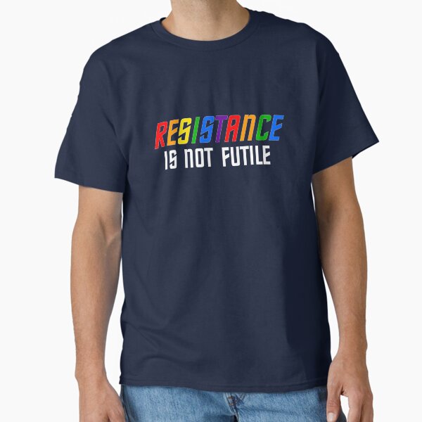 Artikel-Vorschau von Widerstand ist nicht zwecklos Lgbt T-Shirt, designt und verkauft von Mitchellstorez.