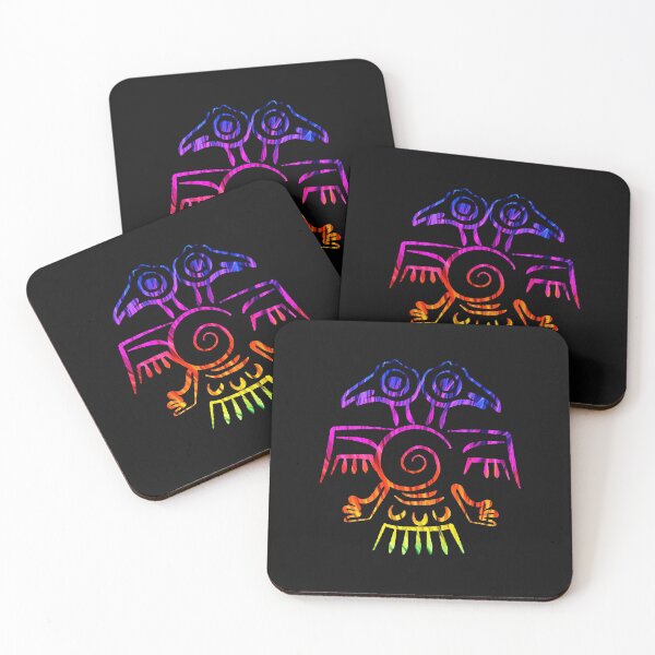 Item preview, Inca / Aztec / Mayan Double Headed Eagle / Bird Rainbow  designed and sold by celticknights.